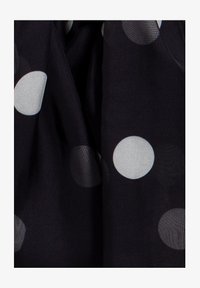 Seleccionado, black with white polka dots
