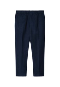 SLIM FIT KENSINGTON LINEN CHINO - Nohavice chinos - ink blue