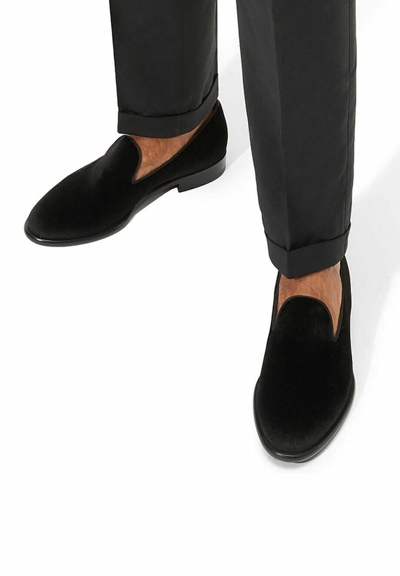 Scarosso GEORGE - Zapatos sin cordones - black velvet