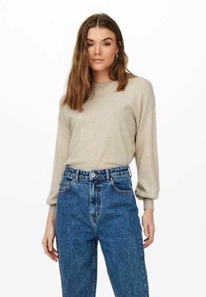 ONLLELY L/S KNT NOOS - Pullover - silver lining