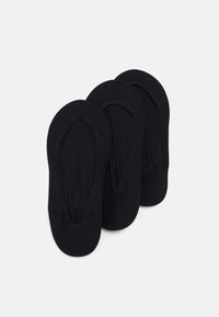 INVISIBLE 3 PACK - Ponožky do tenisiek - black