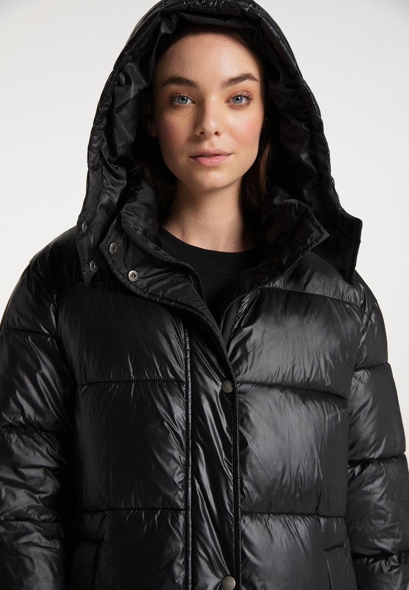 Damen Parkas | myMo Wintermantel schwarz - LS37823 Damen Parkas | myMo Wintermantel schwarz - LS37823