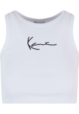 SMALL SIGNATURE ESSENTIAL RACER  - Tops - white