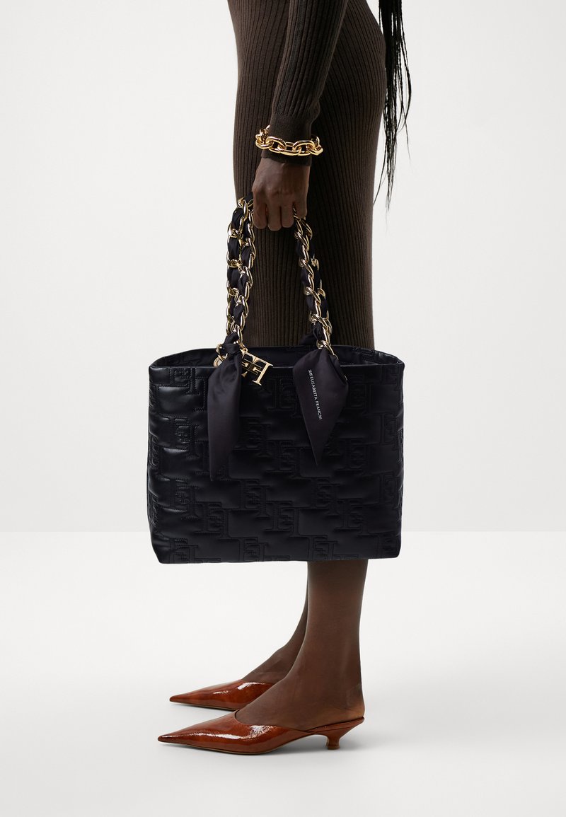 Elisabetta Franchi WOMENS BAG Tote bag black Zalando co uk Elisabetta Franchi WOMENS BAG Tote bag black Zalando co uk
