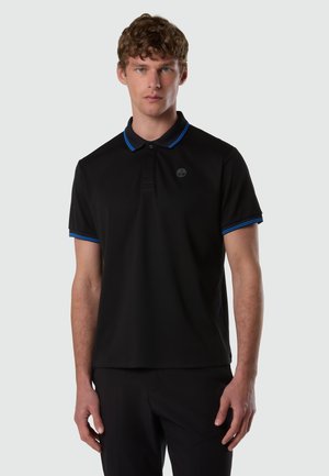COOLMAX SHORT-SLEEVED - Polo - black