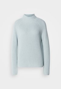 LONGSLEEVE STAND UP COLLAR - Trui - silvery blue