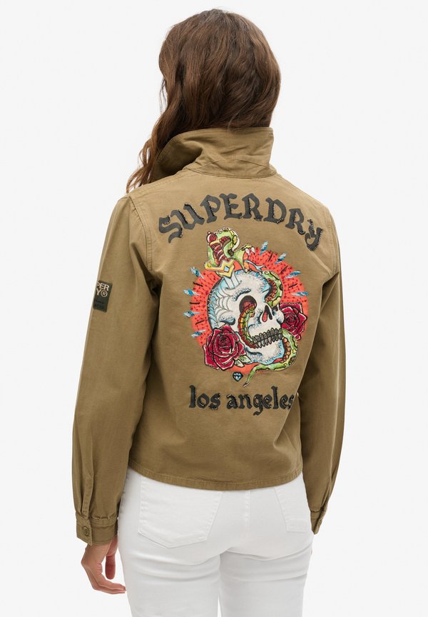 EMBELLISHED MILITARY - Leichte Jacke - khaki