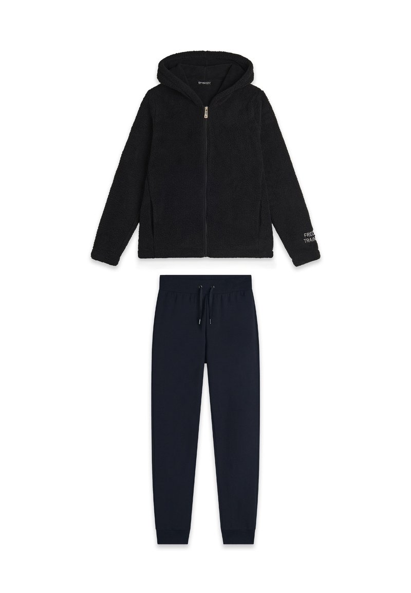 Freddy SET - Tuta - wsand allover leaves ws blue