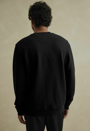 PREMIUM TEXTURE CREW - Sweatshirt - black