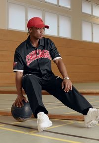 New Era NBA CHICAGO BULLS SNAP BUTTON - Μπλουζάκι με στάμπα - black