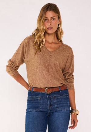 PITT - Pullover - camel clair