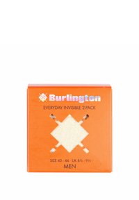 Burlington Herrensocken, everyday unsichtbar im 2er-Pack, in einer orangefarbenen Box. Enthält ein gewebtes Design mit angegebener Größe: 43-44, UK 8.5-9.5.