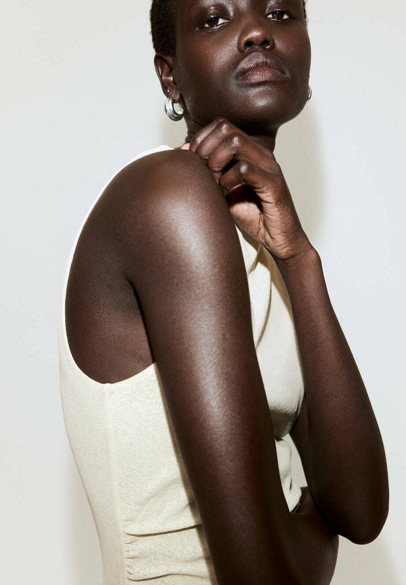 grey dress on dark skin Mango ADULT - Shift harbor