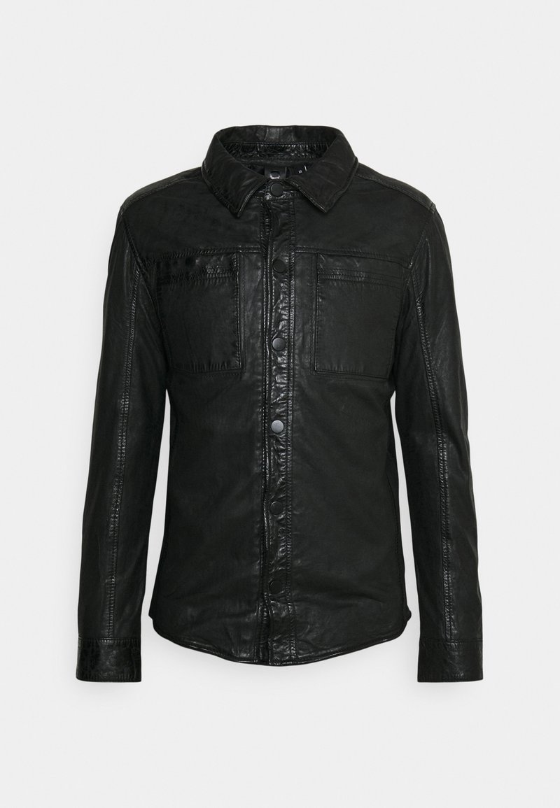 Herren Leichte Jacken | Gipsy TRIP Lederjacke black/schwarz - UW49749 Herren Leichte Jacken | Gipsy TRIP Lederjacke black/schwarz - UW49749