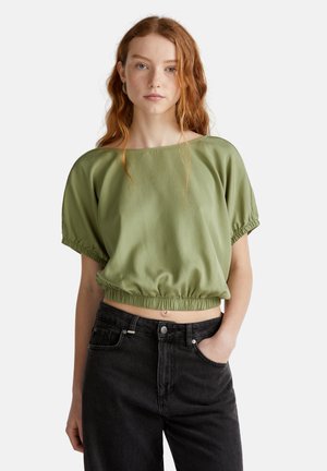 CROPPED - Camicetta - green