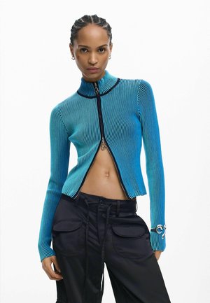 Vesta na kopčanje - blue