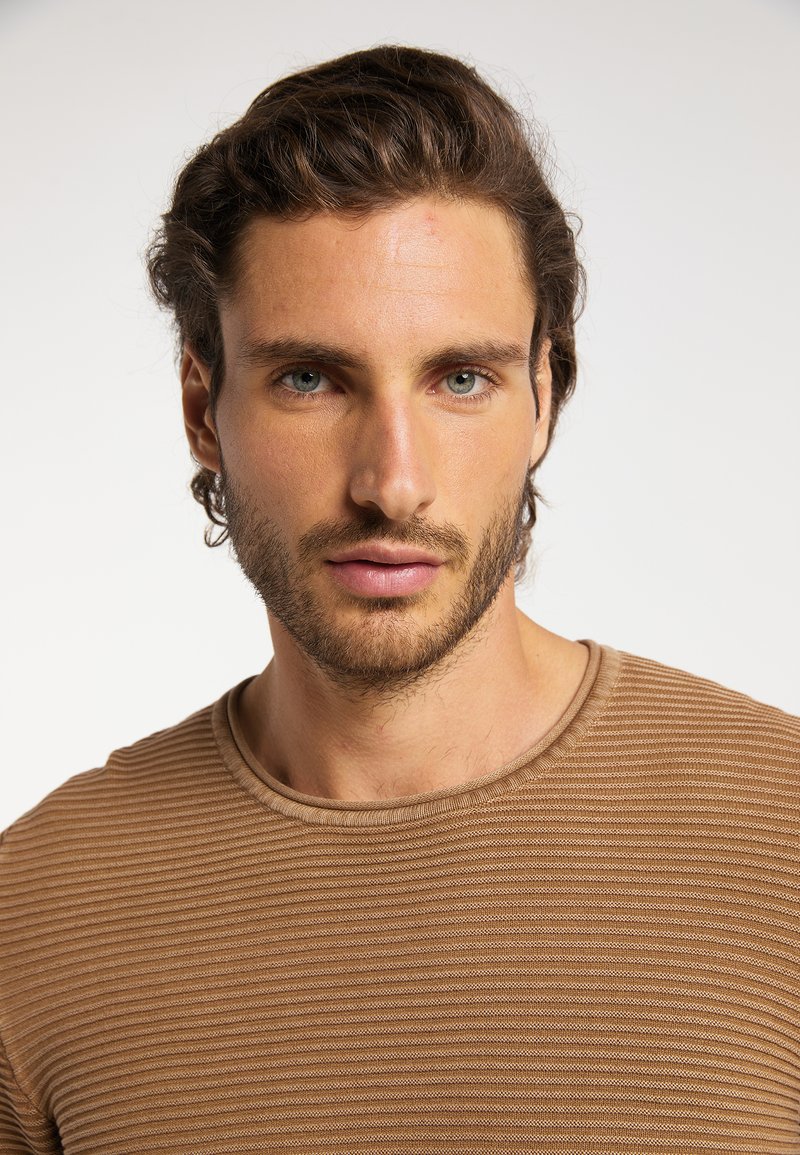 Herren Strickjacken | DreiMaster DREIMASTER ABREL Strickpullover braun - GT72955 Herren Strickjacken | DreiMaster DREIMASTER ABREL Strickpullover braun - GT72955