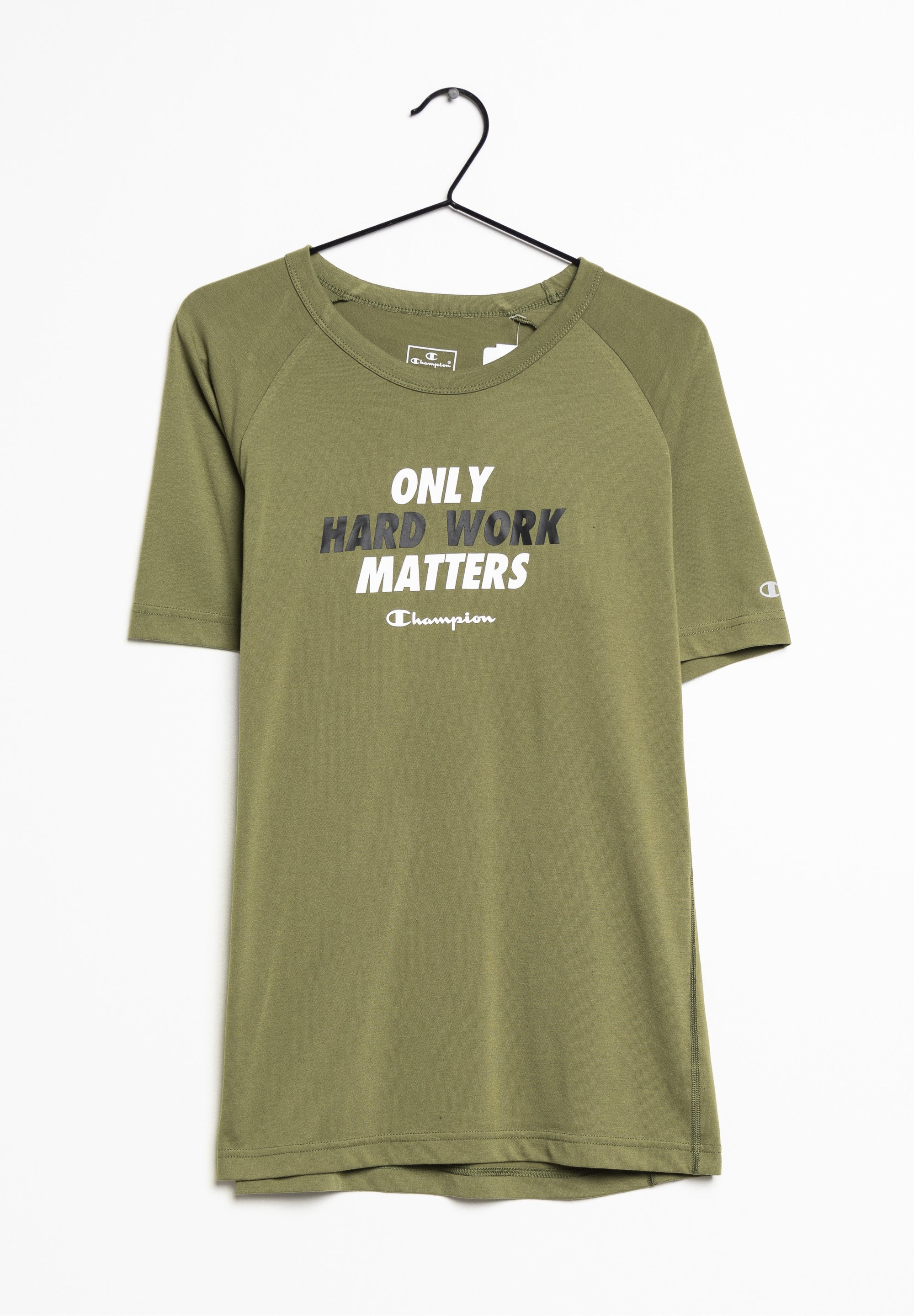 Champion Print T-shirt green (Pre-owned) Zalando - Main Image