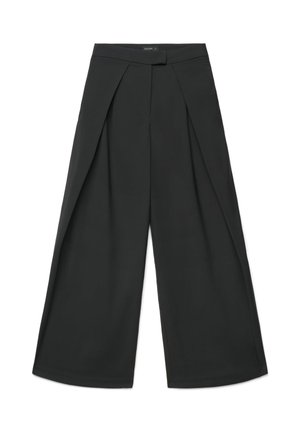Calliope, PANTALONE LUNGO TINTA UNITA - Pantaloni - ultrablack