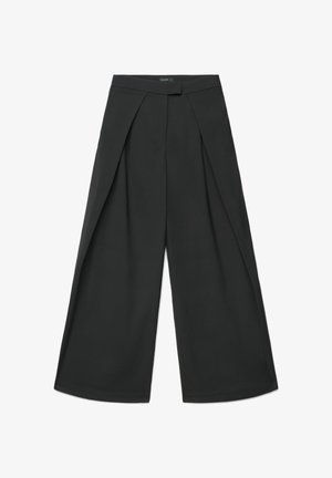 Calliope, PANTALONE LUNGO TINTA UNITA - Pantaloni - ultrablack