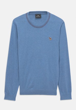 CREW NECK - Strickpullover - blue
