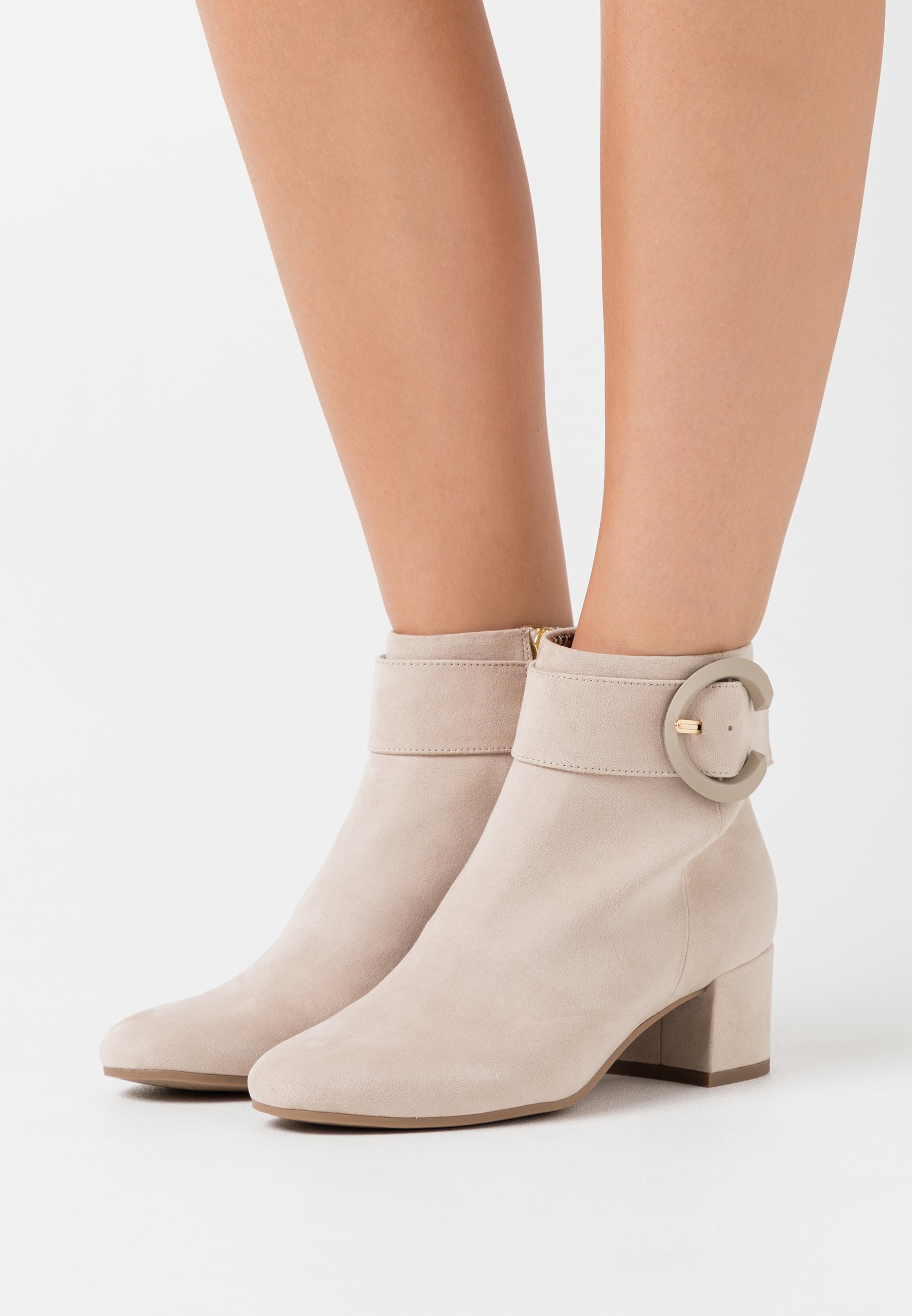 ivory suede boots