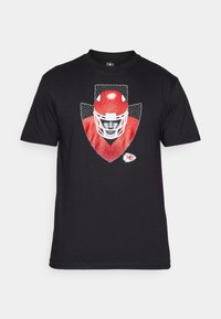 NFL KANSAS CITY CHIEFS ILLUSTRATION - Klubruházat - black