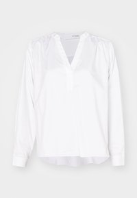 Selected Femme SLFMIRA VNECK - Bluse - bright white