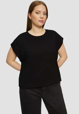T-shirt basique - schwarz