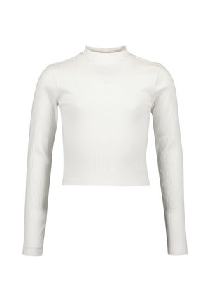 Blue Seven LANGARM MIT STEHKRAGEN - Strickpullover - weiss