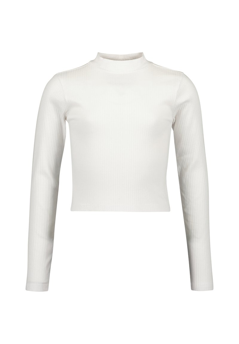 Blue Seven LANGARM MIT STEHKRAGEN - Strickpullover - weiss