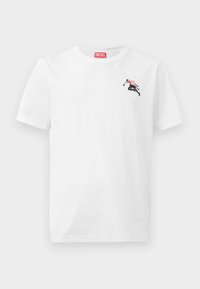 ADJUST - T-shirt con stampa - white