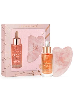 ROSE QUARTZ CRYSTALIZED SET - Set de soins du visage - rose