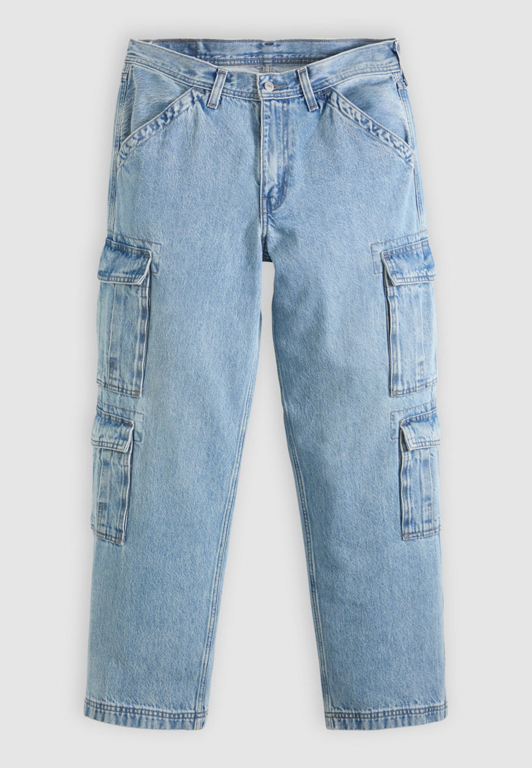 Levi's® 578® BAGGY CARGO - Baggy Jeans - joyful clouds/light-blue