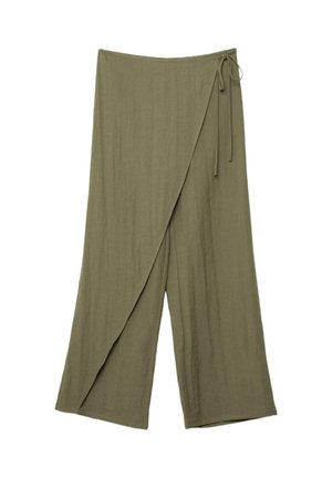 FLOWING WRAP TROUSERS 07311641 - Pantalon classique - khaki