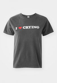 CRYING BABY - Apdrukāts T-krekls - grey