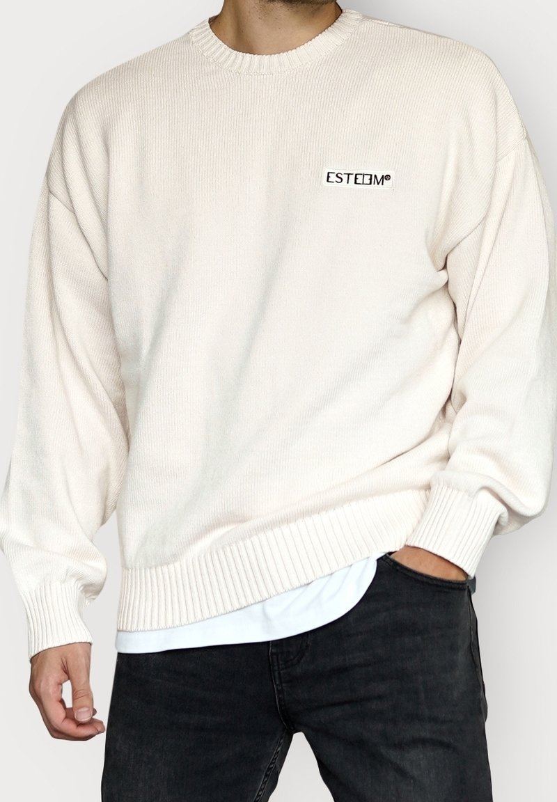 ESTEEM Strickpullover - off-white