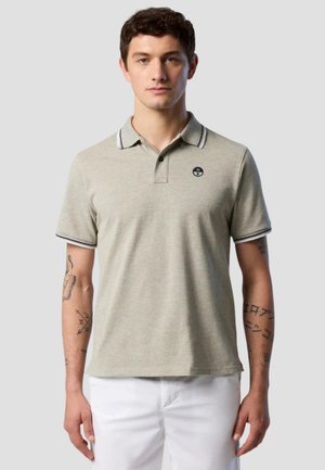 North Sails, CON LOGO E RIGHE  - Polo - light grey
