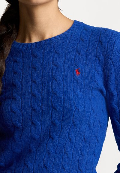 Polo Ralph Lauren CABLE KNIT WOOL CASHMERE JUMPER - Pulover - heritage royal