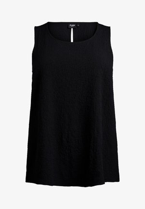Zizzi, ÄRMELLOSES TOP - Bluse - schwarz
