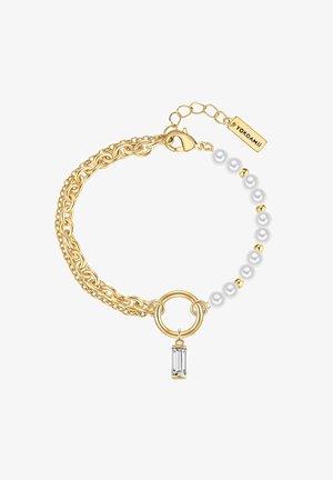 Necklace - gelbgoldfarben