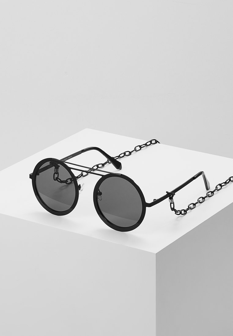 Urban Classics - CHAIN SUNGLASSES - Sonnenbrille - black/black, Vergrößern