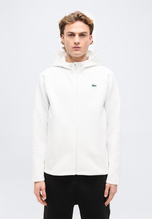 JACKET HOODED CLASSIC - Mikina so zipsom - white