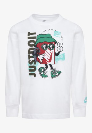 Nike Sportswear BOXY PEACE TEE - Camiseta de manga larga - white