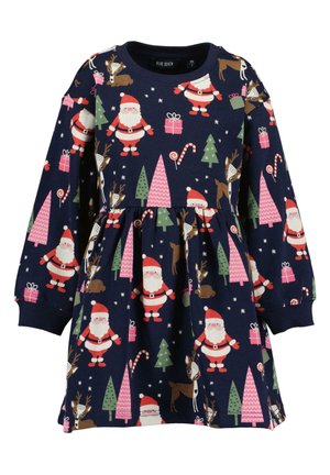 CHRISTMAS - Gebreide jurk - blau