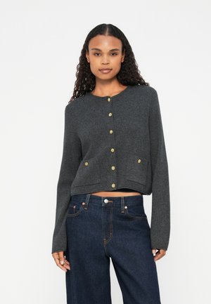 LADY JACKET - Cardigan - dark grey