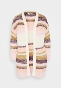 ONLALYSSA LIFE CARDIGAN - Cardigan - whitecap gray/golden spice/syra/papaya/fairy tale