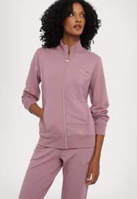 EA7 Emporio Armani Sweater met rits - toadstool