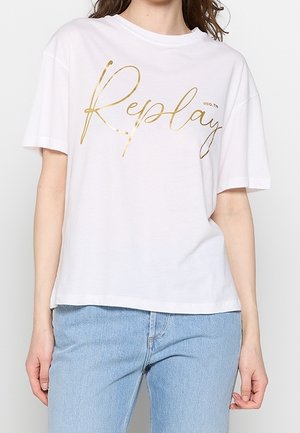 T-Shirt print - white