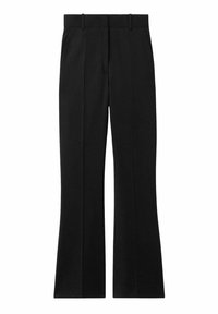 Reiss FIT - HAISLEY TAILORED FLARED - Auduma bikses - black